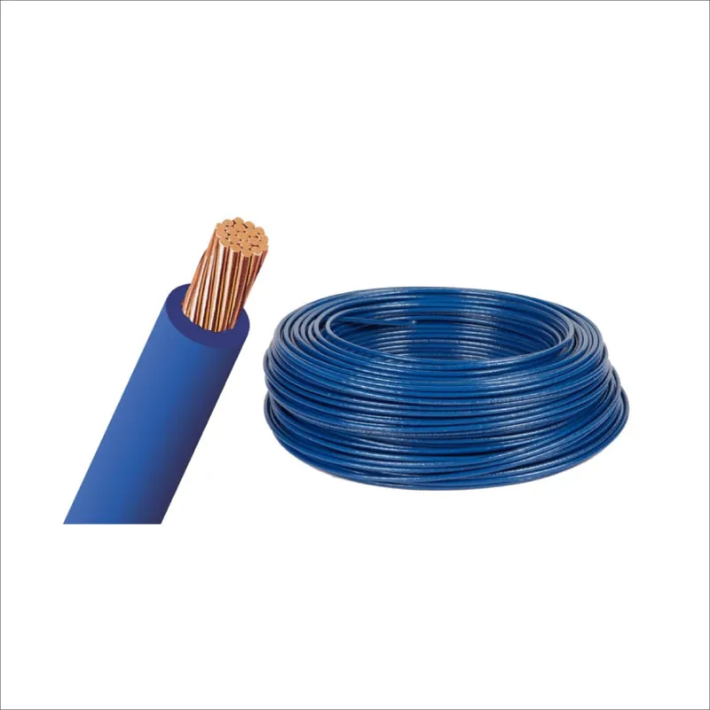 ROLLO CABLE 152.4M #4 AZUL Última Oportunidad