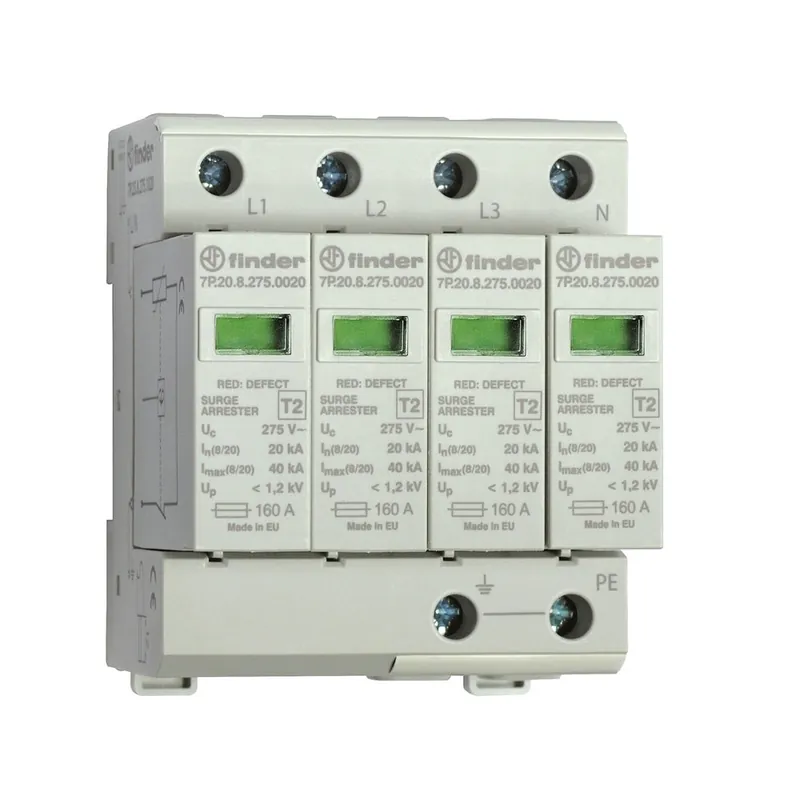 Última Versión SUPRESOR 4P 275V TIPO 2 20KA 7P.25.8.275. 1020
