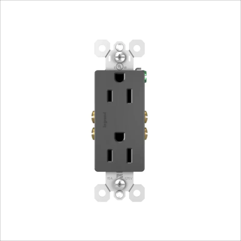 Barato TC DECORA DOBLE 15A/125V NEGRO 885BK