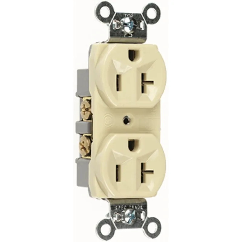 TOMA DBL COMERCIAL 20 AMP 110V CREMA CR20-I Ordenar Ahora Mismo