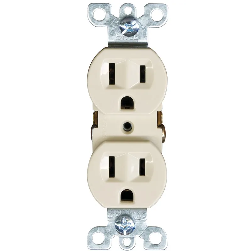 Solo Hoy TOMA DBL POLARIZADO 15 AMP 125V CREMA 270V