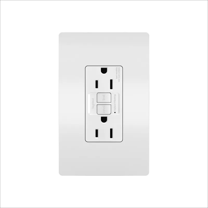 TOMA GROUND FAULT 15 AMP BLANCO 1597W Precio Bajo