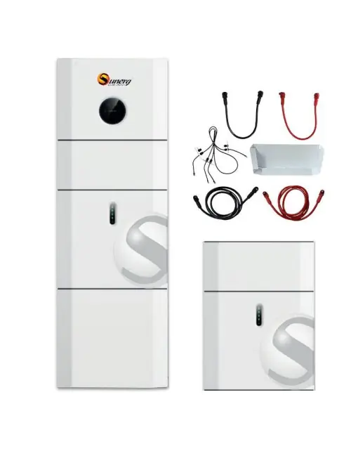 Directo De Fábrica Inversor fotovoltaico híbrido Sunerg todo en uno de 3,6KW con 3 baterías de 5,12kWh