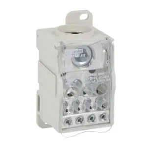 Económico Divisor de potencia Lovato 400A 1P 12 terminales ACB1P335A12