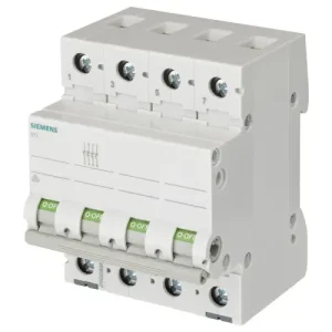Interruptor de desconexión Siemens Sentron 80A 4P 400VAC 5TL14800 Imprescindible (Must-Have)
