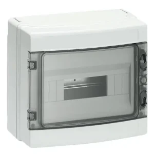 No Te Lo Pierdas Cuadro de distribución de pared Siemens 8 módulos con puerta ahumada IP65 8GB13711