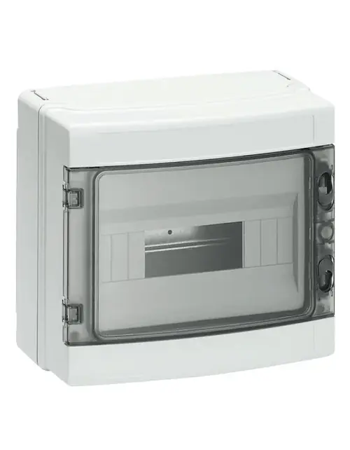 No Te Lo Pierdas Cuadro de distribución de pared Siemens 8 módulos con puerta ahumada IP65 8GB13711