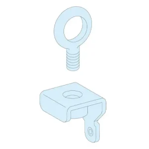 Envío Exprés Anillas de elevación de acero Schneider Prisma P 4 piezas LVS08700