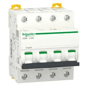 Interruptor magnetotérmico Schneider 4P 50A 10KA C 4 módulos Promoción Exclusiva