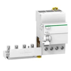 Bloque Schneider RCD 4P 25A 30mA AC 3 módulos Popular