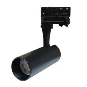 Ilmas proyector LED sobre carril trifásico 8,8W 3000K 840 lumen negro 10912V02 Envío Gratis