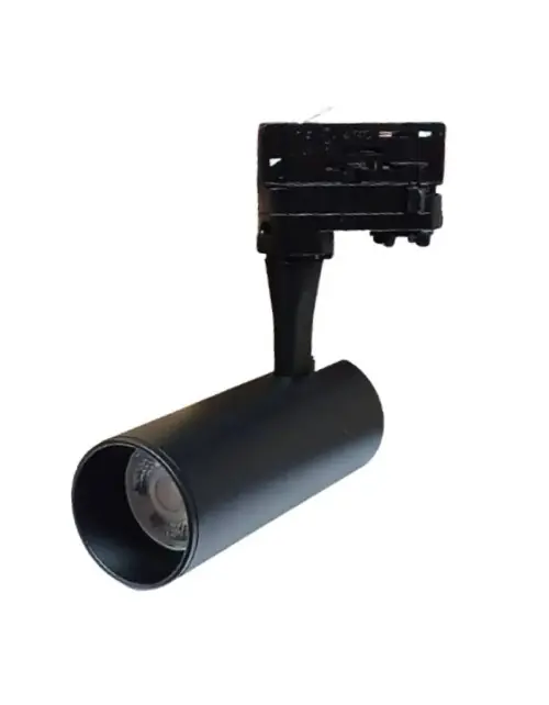 Ilmas proyector LED sobre carril trifásico 8,8W 3000K 840 lumen negro 10912V02 Envío Gratis