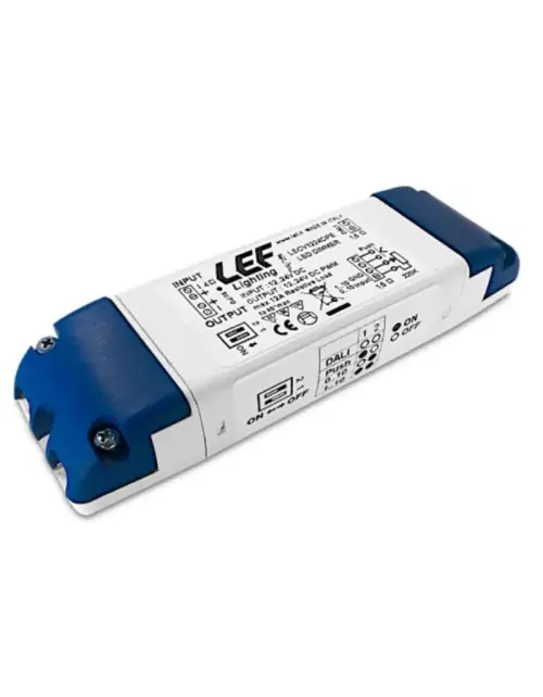 Dimmer para LED LEF 12-24VDC con pulsador y Dali LECV1224DPE Envío Inmediato