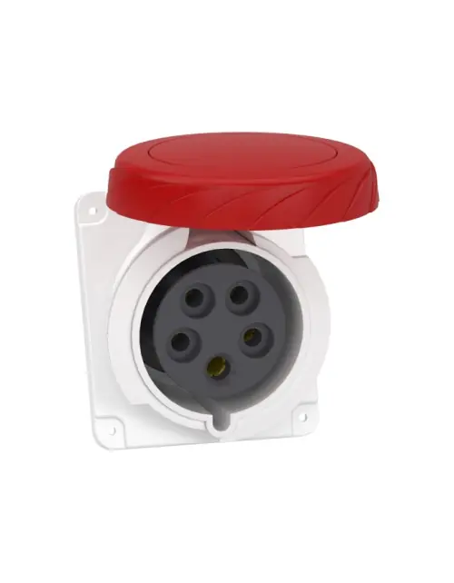 Toma fija BT empotrable inclinada IP67 32A 380V 3PNT cableado rápido SNR PKY32F735 Garantía De Devolución De Dinero