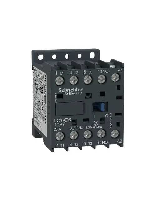 Contactor TeSys LC1K - 3 polos - AC3 440V 12 A - 220...230 V AC SNR LC1K1210M7 Última Oportunidad