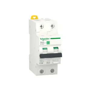 A Buen Precio Disyuntores de corriente residual (RCBO), Resi9, 2P, 32 A, curva C, 4500 A, 30 mA, Tipo AC SNR R9D50632