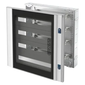 Quadro Cvx 160I - Incasso - 600X800X105 - 120(24X5) Moduli - Ip40 - Porta In Vetro - Con 2 Serrature - Grigio Ral 7035 GEW GW470 Ocasión Especial