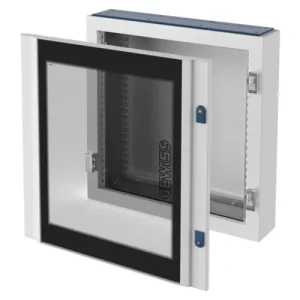 Quadro cvx 160e - de pared - 600x1000x180 - ip40 - con puerta plana de cristal - con marco extraíble - gris ral7035 geow gw4701 Solo Hoy