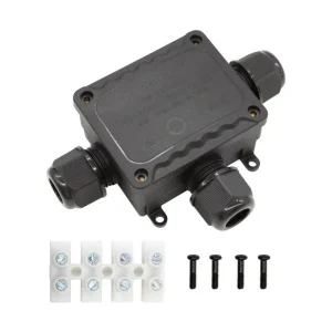 Marca Reconocida Caja Conexiones Estanca impermeable IP68 1 entrada 2 Salidas en T