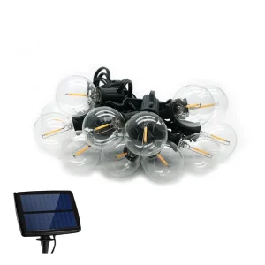 Envío Inmediato Guirnalda Solar 10 bombillas E12 IP44 5.5mtr