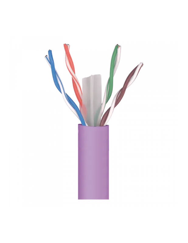 Disponible Ahora Rollo cable U/UTP Cat6 4 pares LH Dca 305m violeta