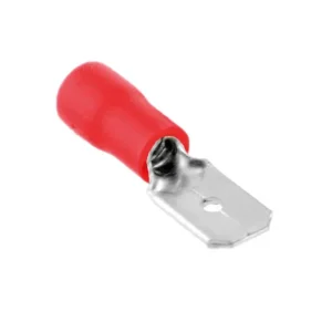 Liquidación Bolsa 50u Enchufable Faston macho plano 4,75/1,5mm Rojo