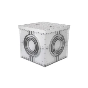 Promoción Arqueta estanca 550x550x500 mm tapa gris IP54