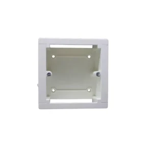 Caja universal de superficie zocalo enlazable blanco Descuento