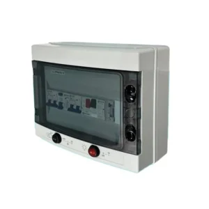 Envío Exprés Cuadro de piscina 10A con transformador 12v 50w reloj + contactor