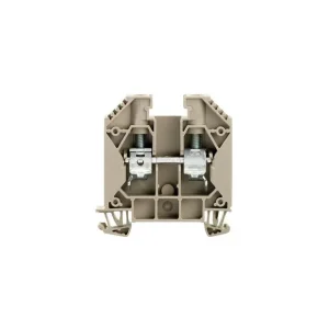 Stock Limitado Borna Carril Din 16mm Beige Conexión Brida-Tornillo