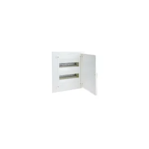Caja empotrable Hager, 2 filas, 24M, puerta opaca blanca, VF212PE Bestseller