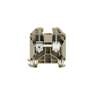 Borna Carril Din 35mm Beige Conexión Brida-Tornillo Novedad