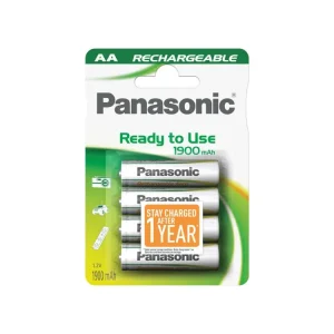 4 PILAS RECARGABLES LR6 1900mAh HHR-3MVE - BLISTER 4AA RECARGABLE 1900MAH Oferta Flash