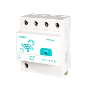 Comprar En Línea COMBI-MAX BACKUP MONOFASICO 40A 10005140 - SISTEMA DE CONTROL PARA APLIC BACKUP MONO240V TOSCANO