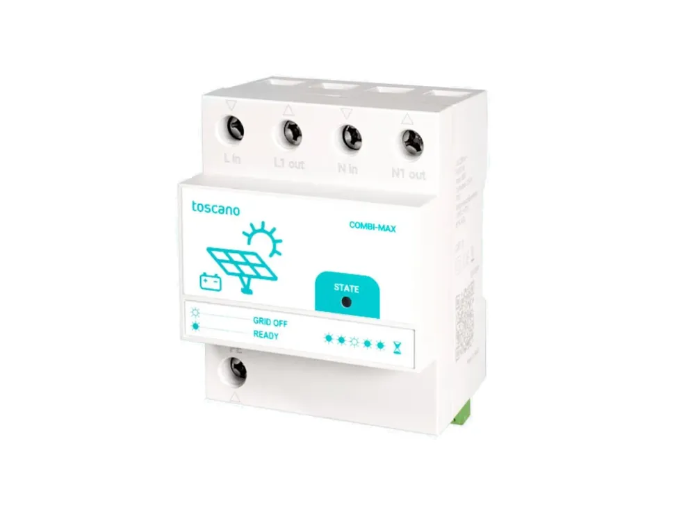 Comprar En Línea COMBI-MAX BACKUP MONOFASICO 40A 10005140 - SISTEMA DE CONTROL PARA APLIC BACKUP MONO240V TOSCANO