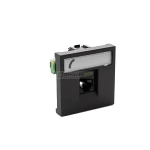 Toma telefónica Niessen Zenit N2217.6 AN 6 contactos RJ12 módulo ancho antracita Envío Gratis