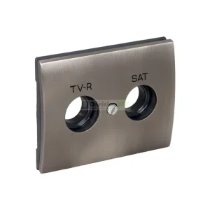 Directo De Fábrica NIESSEN OLAS 8450.1 AL Tapa toma TV-R/SAT Acero Pulido