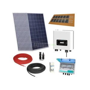 Precio Económico Kit Solar Autoconsumo monofásico 5kW DEYE con cuadro de protección