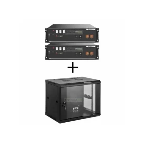 Descuento Pylontech US3000C Pack 2 Baterías de litio 3550WH 48V más Rack 19"