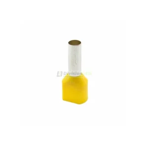 CEMBRE 2809860 PKT614 Puntera hueca doble PKT TWIN amarillo 2x6mm2 14mm 100uds Súper Precio