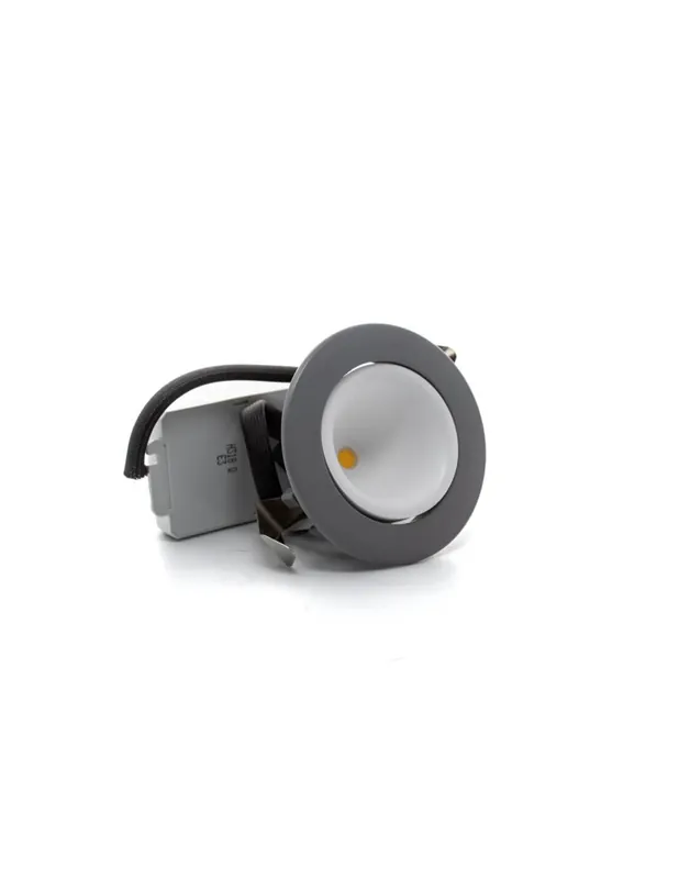 Downlight LED empotrable basculante 5.8W gris Compra Hoy