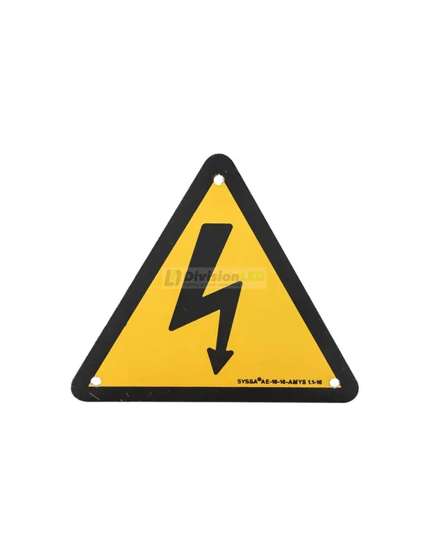 Venta Final PROIMAN AE100A Señal riesgo eléctrico 100mm aluminio