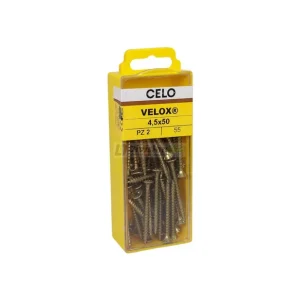 Entrega Rápida APOLO CELO 4B4550VLOX Tornillo VELOX 4,5x50 avellanado bicromatado 55 uds
