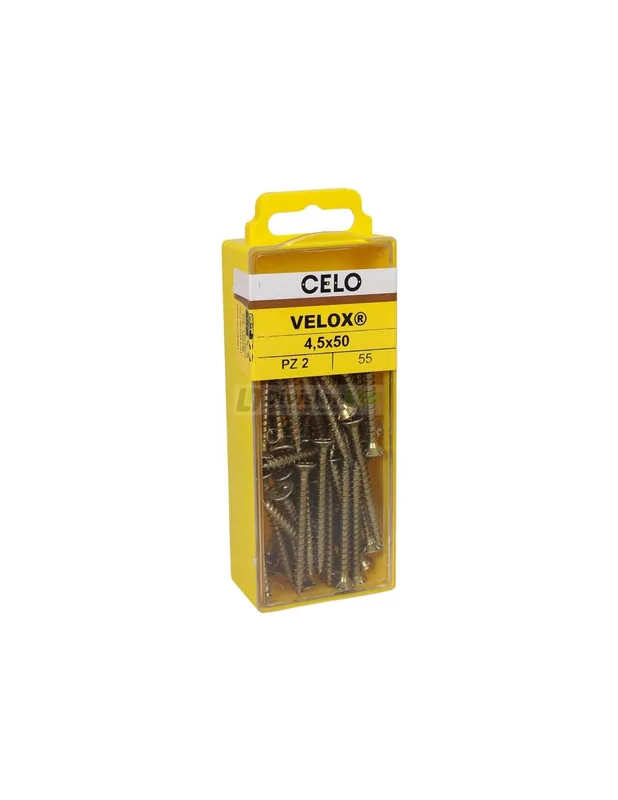 Entrega Rápida APOLO CELO 4B4550VLOX Tornillo VELOX 4,5x50 avellanado bicromatado 55 uds