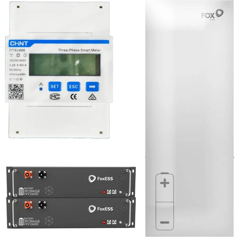 Liquidación Sistema All-In-One monofásico FOX ESS AiO-H1 4600 W con batería de 5.2 kWh y Smartmeter - Suscribirse al boletín