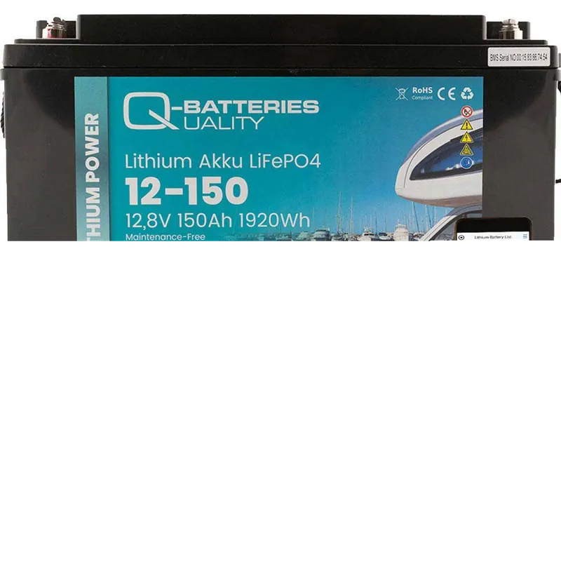 Batería litio LiFePO4 Q-Batteries 12.8V 150Ah con Victron Orion-Tr 12/12-18A DC/DC - Suscribirse al boletín Precio De Fábrica
