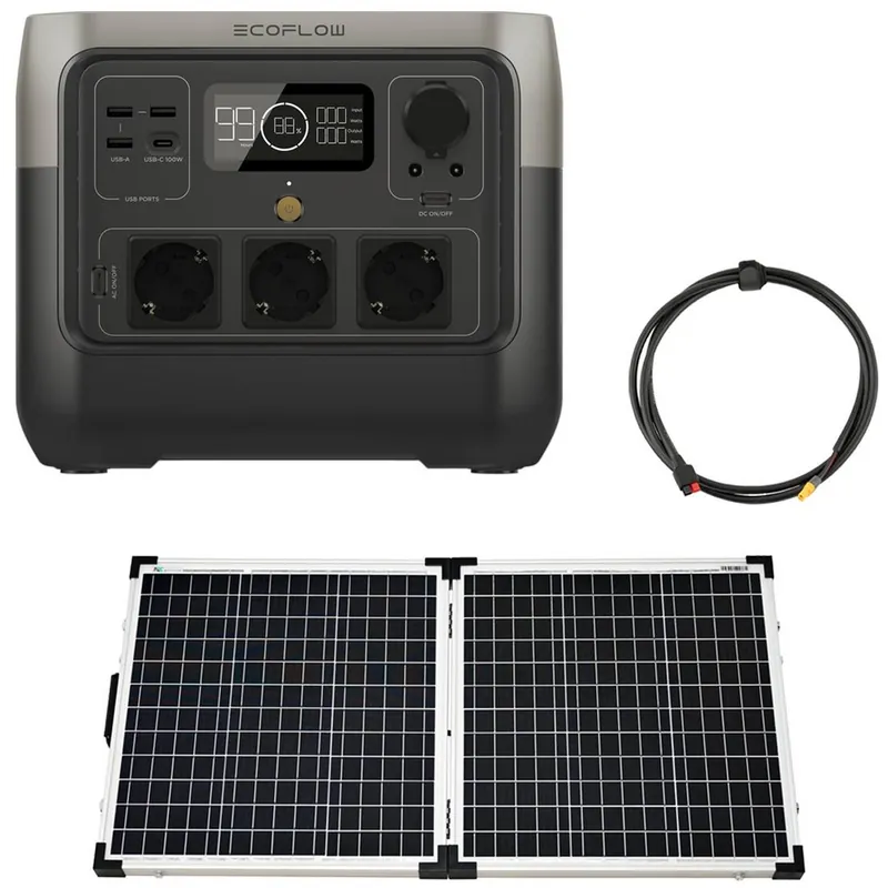 Kit solar camper EcoFlow River 2 Pro 768Wh con panel solar portátil de 270W - Suscribirse al boletín Venta Final