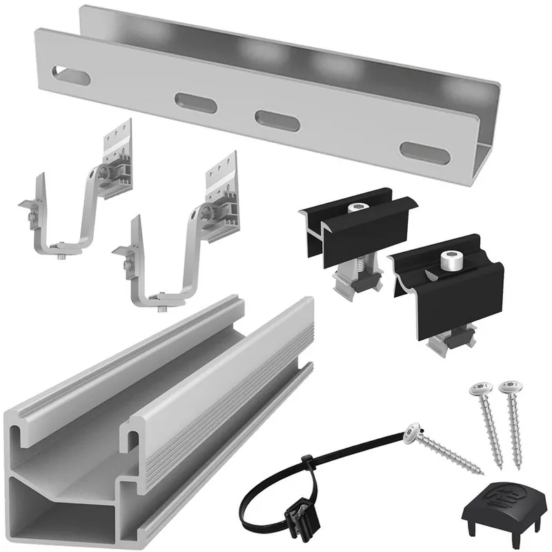 Kit estructura placas solares K2 Single Rail Kit 12kWP - Suscribirse al boletín Económico
