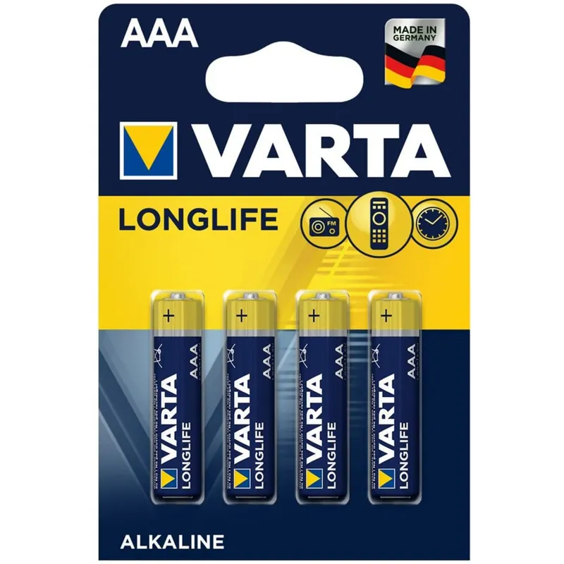 Compra Hoy Pila Varta Aaa - 4 Ud 1.5V - Suscribirse al boletín