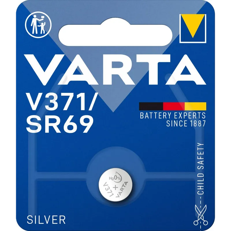 Envío Gratis Pila Varta V371Sr69 - 1 Ud 1,55V - Suscribirse al boletín